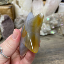 Chargez l'image dans la visionneuse de la galerie, Natural Agate Druzy Star