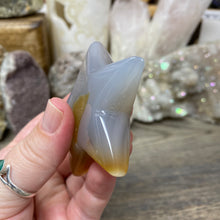 Chargez l'image dans la visionneuse de la galerie, Natural Agate Druzy Star