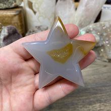 Chargez l'image dans la visionneuse de la galerie, Natural Agate Druzy Star