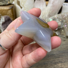 Chargez l'image dans la visionneuse de la galerie, Natural Agate Druzy Star