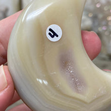 将图像加载到图库查看器中,Druzy Agate Moon #04