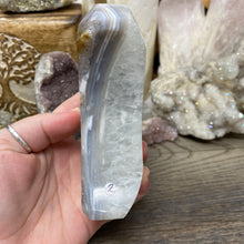 Load image into Gallery viewer, Druzy Agate Large Moon #02 *Rainbows