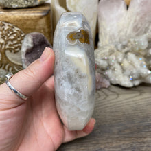Load image into Gallery viewer, Druzy Agate Large Moon #02 *Rainbows