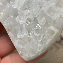 Load image into Gallery viewer, Druzy Agate Large Moon #02 *Rainbows