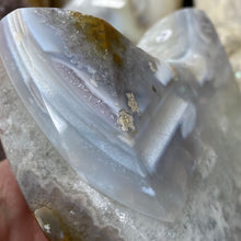 Load image into Gallery viewer, Druzy Agate Large Moon #02 *Rainbows