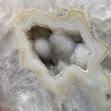 Load image into Gallery viewer, Druzy Agate Large Moon #02 *Rainbows