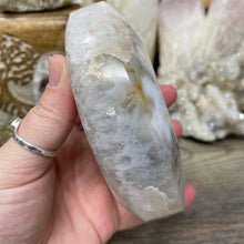 Load image into Gallery viewer, Druzy Agate Large Moon #03 *Rainbows