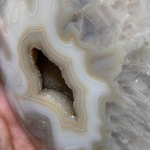 Load image into Gallery viewer, Druzy Agate Large Moon #03 *Rainbows