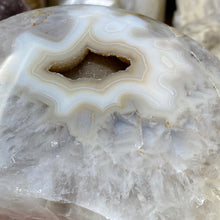 Load image into Gallery viewer, Druzy Agate Large Moon #03 *Rainbows