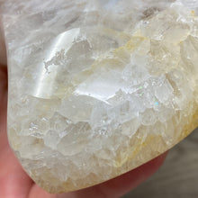 Load image into Gallery viewer, Druzy Agate Large Moon #03 *Rainbows