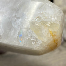 Load image into Gallery viewer, Druzy Agate Large Moon #03 *Rainbows