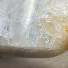 Load image into Gallery viewer, Druzy Agate Large Moon #03 *Rainbows