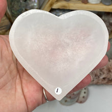 Load image into Gallery viewer, Selenite 3.5" Heart Bowl #01