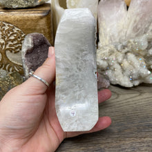 将图像加载到图库查看器中,Druzy Agate Large Moon #04 *Rainbows