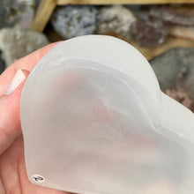 Load image into Gallery viewer, Selenite 3.5" Heart Bowl #02