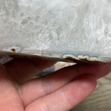 将图像加载到图库查看器中,Druzy Agate Large Moon #04 *Rainbows