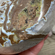 将图像加载到图库查看器中,Druzy Agate Large Moon #04 *Rainbows