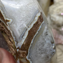 将图像加载到图库查看器中,Druzy Agate Large Moon #04 *Rainbows