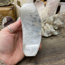 Load image into Gallery viewer, Druzy Agate Large Moon #05 *Rainbows