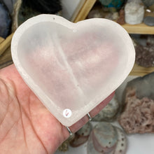Load image into Gallery viewer, Selenite 3.5" Heart Bowl #06