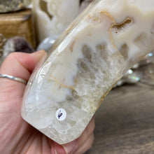 将图像加载到图库查看器中,Druzy Agate Large Moon #06 *Rainbows