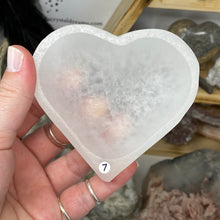 Load image into Gallery viewer, Selenite 3.5" Heart Bowl #07