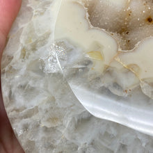 将图像加载到图库查看器中,Druzy Agate Large Moon #06 *Rainbows