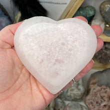 Load image into Gallery viewer, Selenite 3.5" Heart Bowl #07