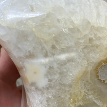 将图像加载到图库查看器中,Druzy Agate Large Moon #06 *Rainbows