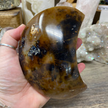 将图像加载到图库查看器中,Druzy Agate Large Moon #07 *Rainbows