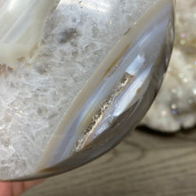 将图像加载到图库查看器中,Druzy Agate Large Moon #07 *Rainbows