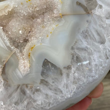 将图像加载到图库查看器中,Druzy Agate Large Moon #07 *Rainbows