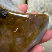 将图像加载到图库查看器中,Druzy Agate Large Moon #07 *Rainbows