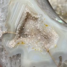 将图像加载到图库查看器中,Druzy Agate Large Moon #07 *Rainbows