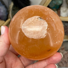 Load image into Gallery viewer, Selenite Peach Large Sphere #02