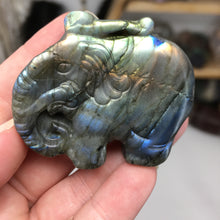 Bild in Galerie-Viewer laden, Labradorite Elephant Large #03