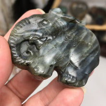 Bild in Galerie-Viewer laden, Labradorite Elephant Large #03