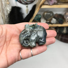 Bild in Galerie-Viewer laden, Labradorite Elephant Large #03