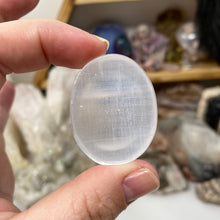 Load image into Gallery viewer, Selenite 1.5" Worry Stones