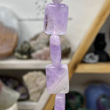 Load image into Gallery viewer, Chevron Amethyst Puffy AA Grade Beads