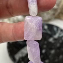 Load image into Gallery viewer, Chevron Amethyst Puffy AA Grade Beads