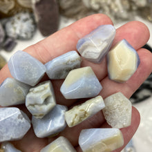 Load image into Gallery viewer, Blue Lace Agate Faceted 9-21mm AB Grade Beads