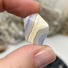 Load image into Gallery viewer, Blue Lace Agate Faceted 9-21mm AB Grade Beads