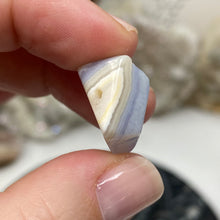 Load image into Gallery viewer, Blue Lace Agate Faceted 9-21mm AB Grade Beads
