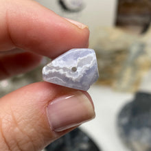 Load image into Gallery viewer, Blue Lace Agate Faceted 9-21mm AB Grade Beads