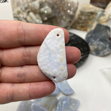 Load image into Gallery viewer, Blue Lace Agate Freeform A Grade Bead #02