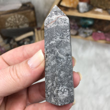Load image into Gallery viewer, Silver Crazy Lace Agate Tower #04