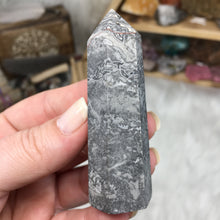 Load image into Gallery viewer, Silver Crazy Lace Agate Tower #04