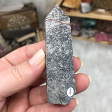 Load image into Gallery viewer, Silver Crazy Lace Agate Tower #04