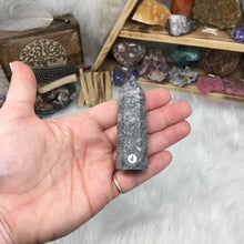 Load image into Gallery viewer, Silver Crazy Lace Agate Tower #04